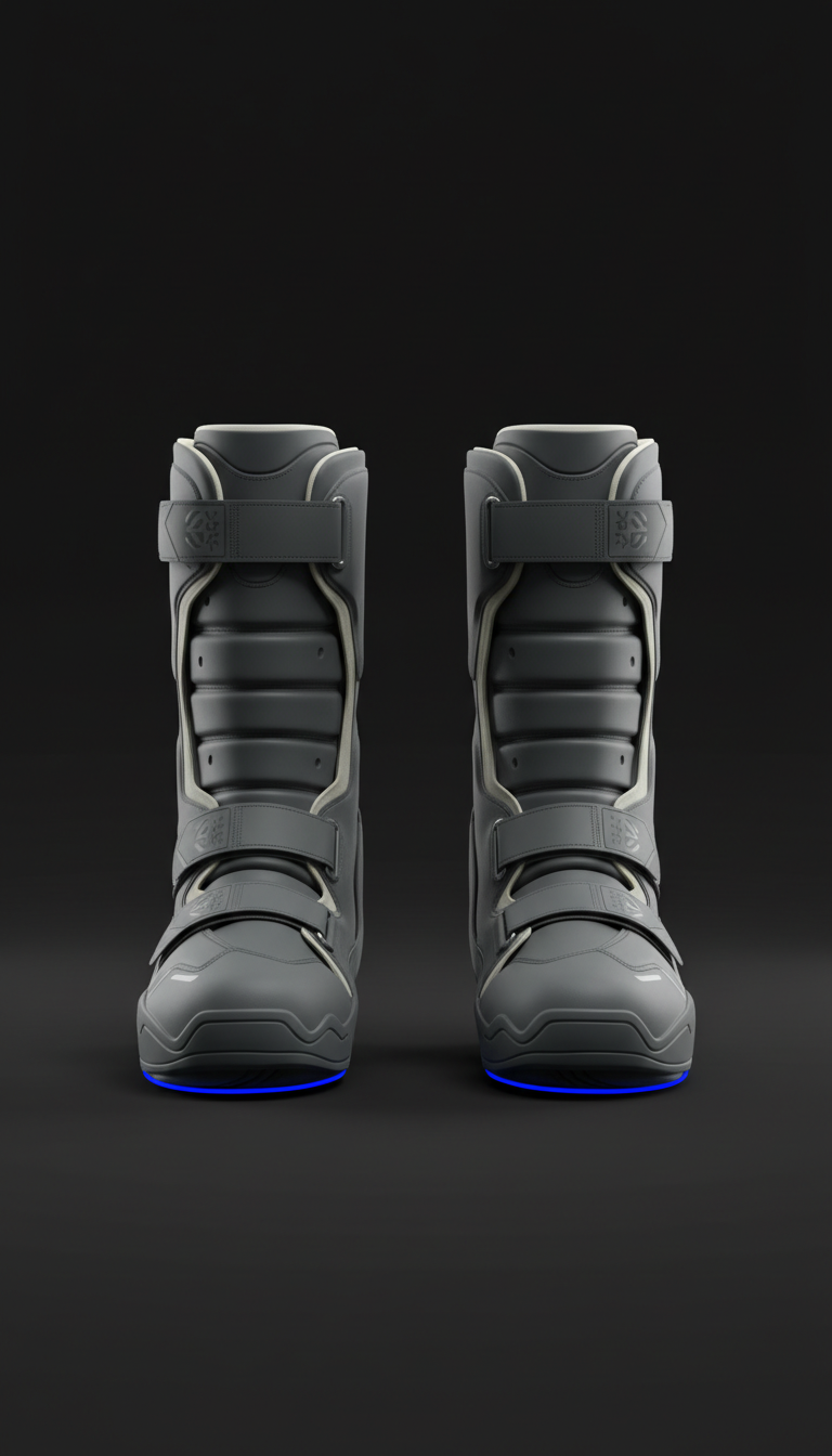 Bottes de récupération argent mat
